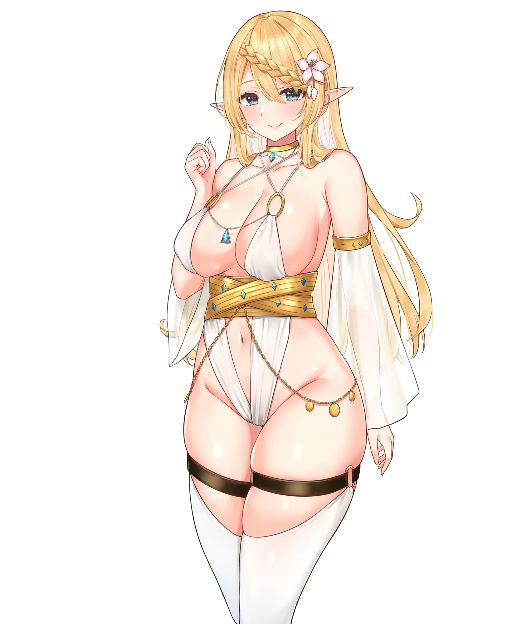 【KU100】癒し×いやらし 癒らし 積極エルフと性処理生活 サンプル4ページ目