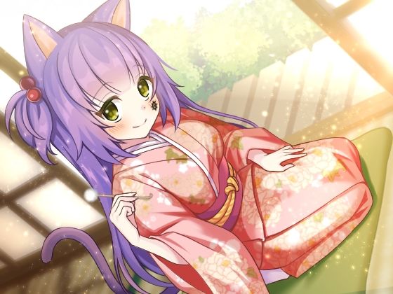 【耳かき/耳ふー/尻尾】猫娘メイちゃんの極上尻尾耳かきで最高の癒しをお届け！【CV:メイメイ】バイノーラル サンプル1ページ目
