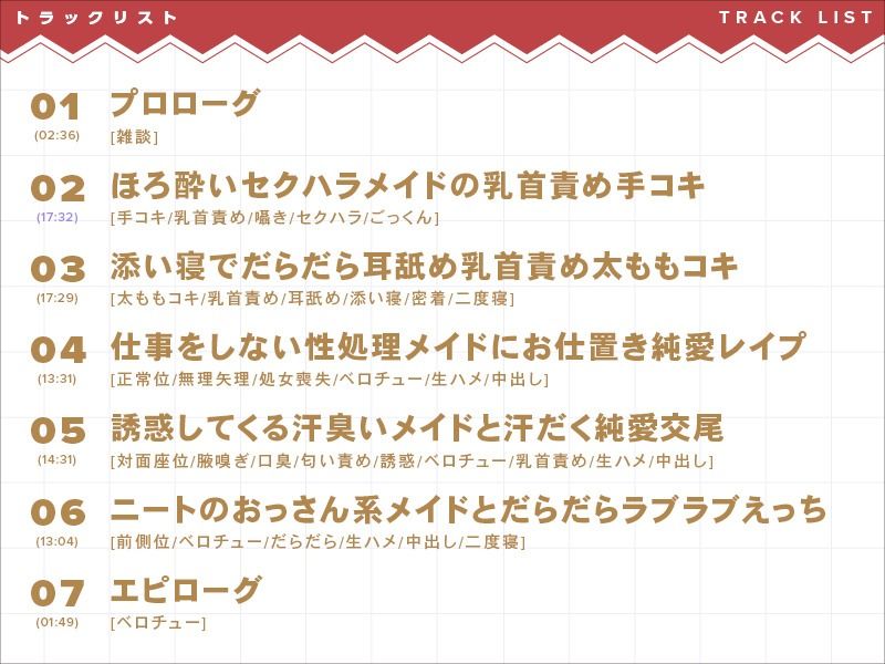 ニートのおっさん系メイドとだらだら純愛ドスケベえっち サンプル2ページ目