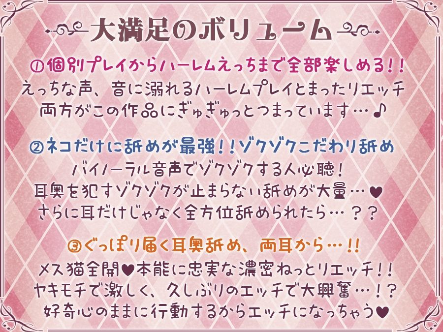 【舐め溺れ/ゾクゾク体験】イき返って恩返しニャ！〜ハーレムも個別も充実☆4時間30分〜 サンプル2ページ目
