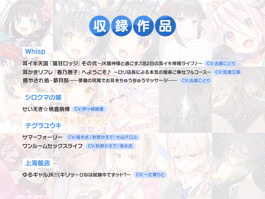 FANZA Present’s 音声作品スターターパック Blue 7本セット サンプル2ページ目
