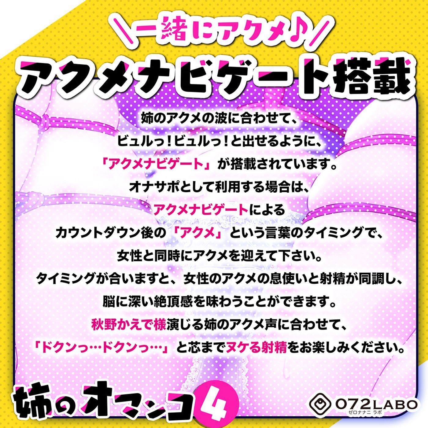 「M字に縛る練習で身動き取れなくなった姉マンコに挿入してみたらアクメした」姉のオマンコ4〜姉弟だから大丈夫〜【アクメナビゲート搭載】 サンプル2ページ目
