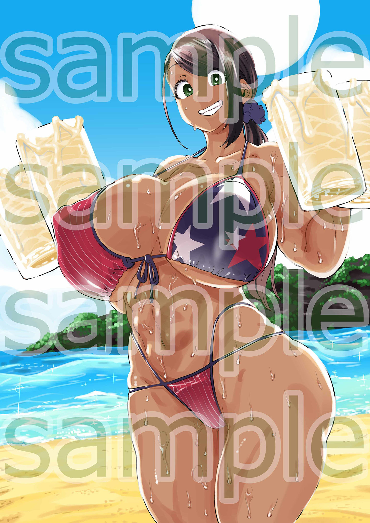 軍曹のザーメンパラダイス！ さま〜ばゲェェェェェップ！しょんっ！！ サンプル2ページ目