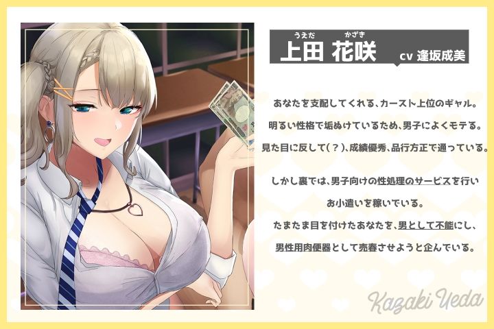 【マゾ男子肉便器調教】優等生（？）ギャルJKに売春メスマゾ肉便器に調教されるお話 サンプル1ページ目
