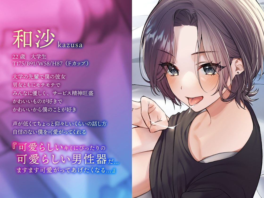 【あまあま低音】王子様系イケメン彼女の溺愛性交【KU100】 サンプル3ページ目