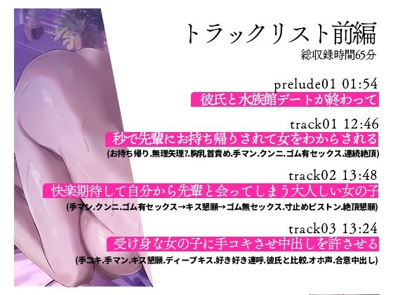 【オホ声】彼氏はいるけど男慣れしてない大人しい女の子を寝取ったら即堕ちしたのでメスをわからせる音声 サンプル4ページ目