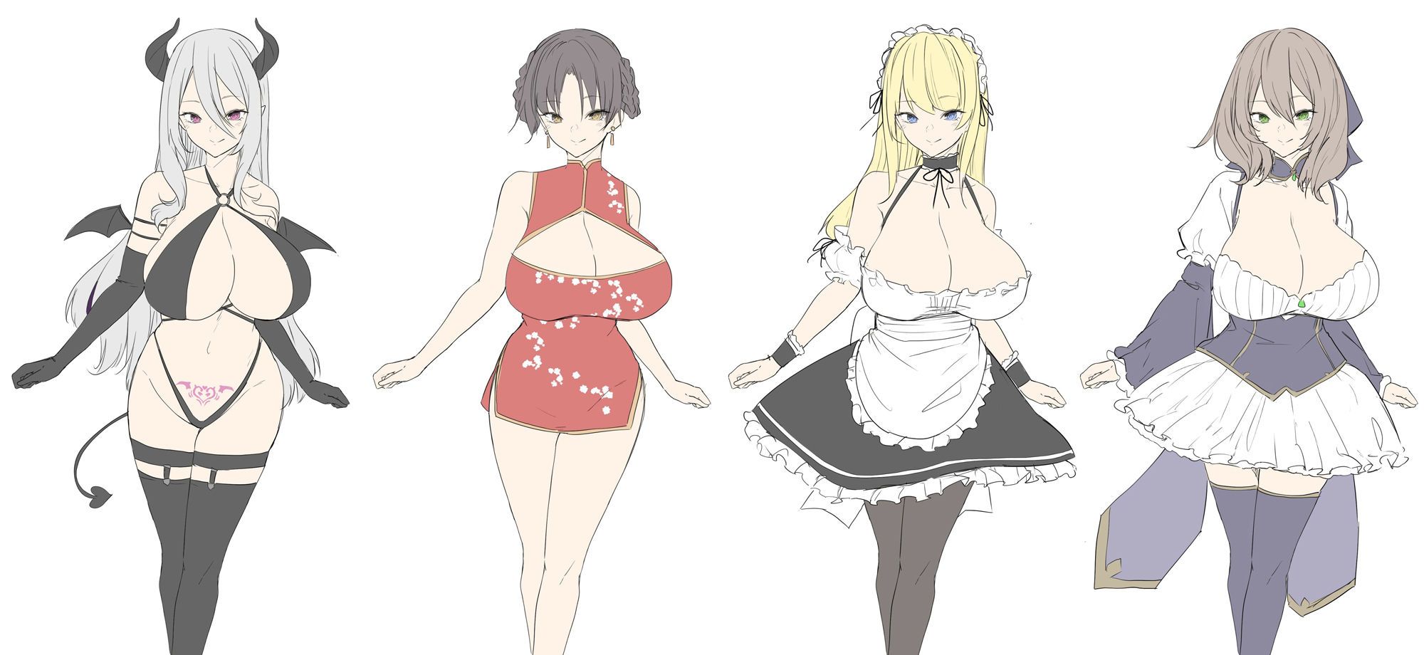 【KU100】性欲強すぎレイヤー彼女とのコスプレ性活【オホ声】 サンプル1ページ目