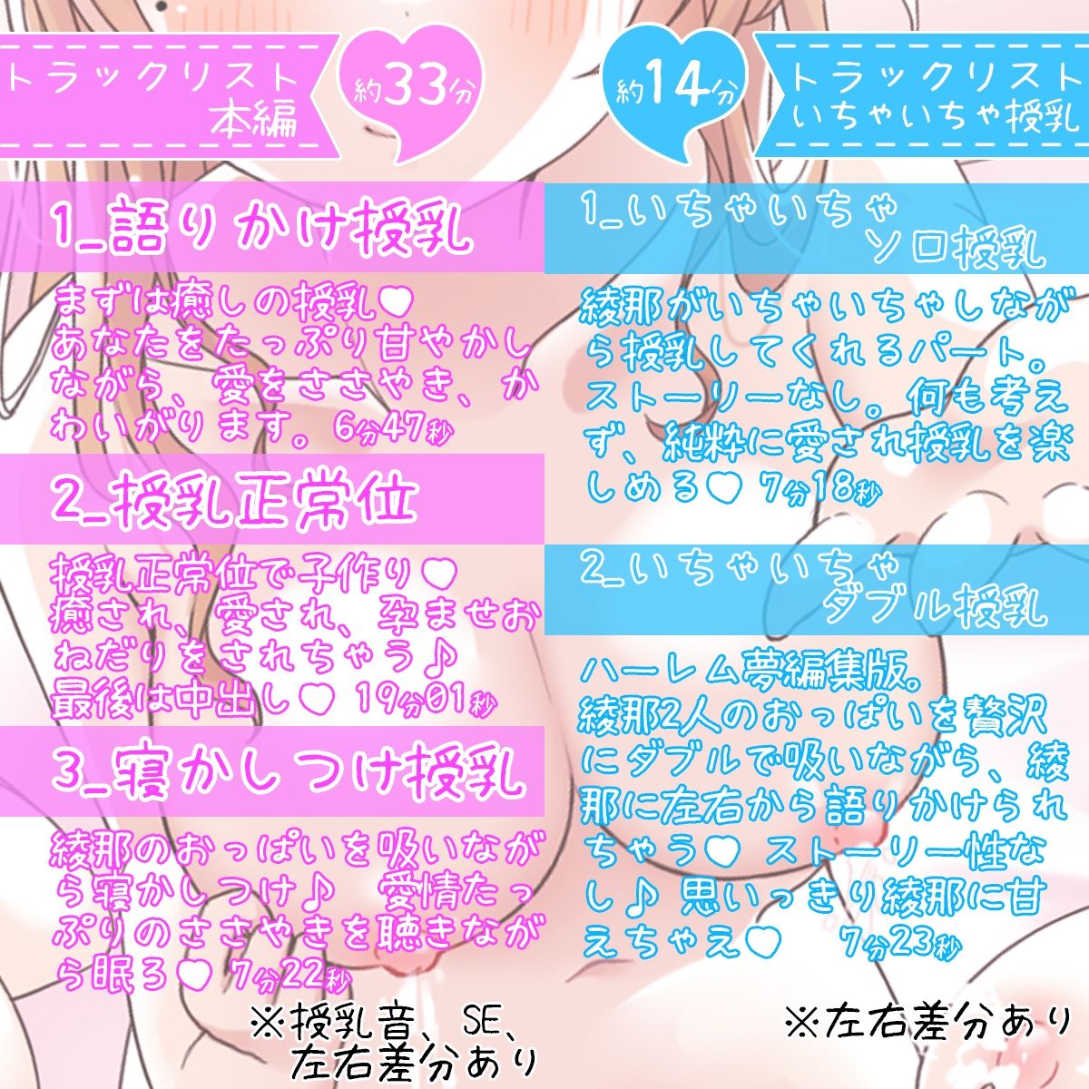 【授乳特化47分】お屋敷メイド綾那の母乳おっぱいに甘えながら中出しエッチ♪♪ サンプル4ページ目