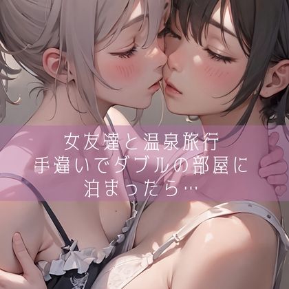 【百合】女友達と温泉旅行 手違いでダブルの部屋に泊まったら… サンプル1ページ目