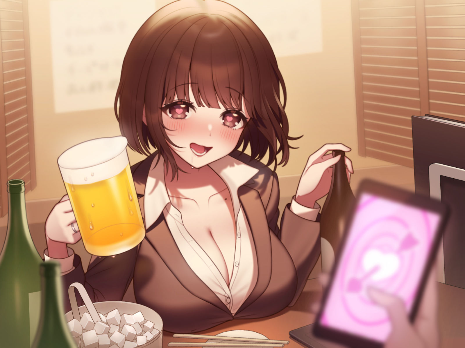 【催●NTR】催●アプリで彼氏持ちベロ酔いOLに本気孕ませ種付け交尾 サンプル2ページ目