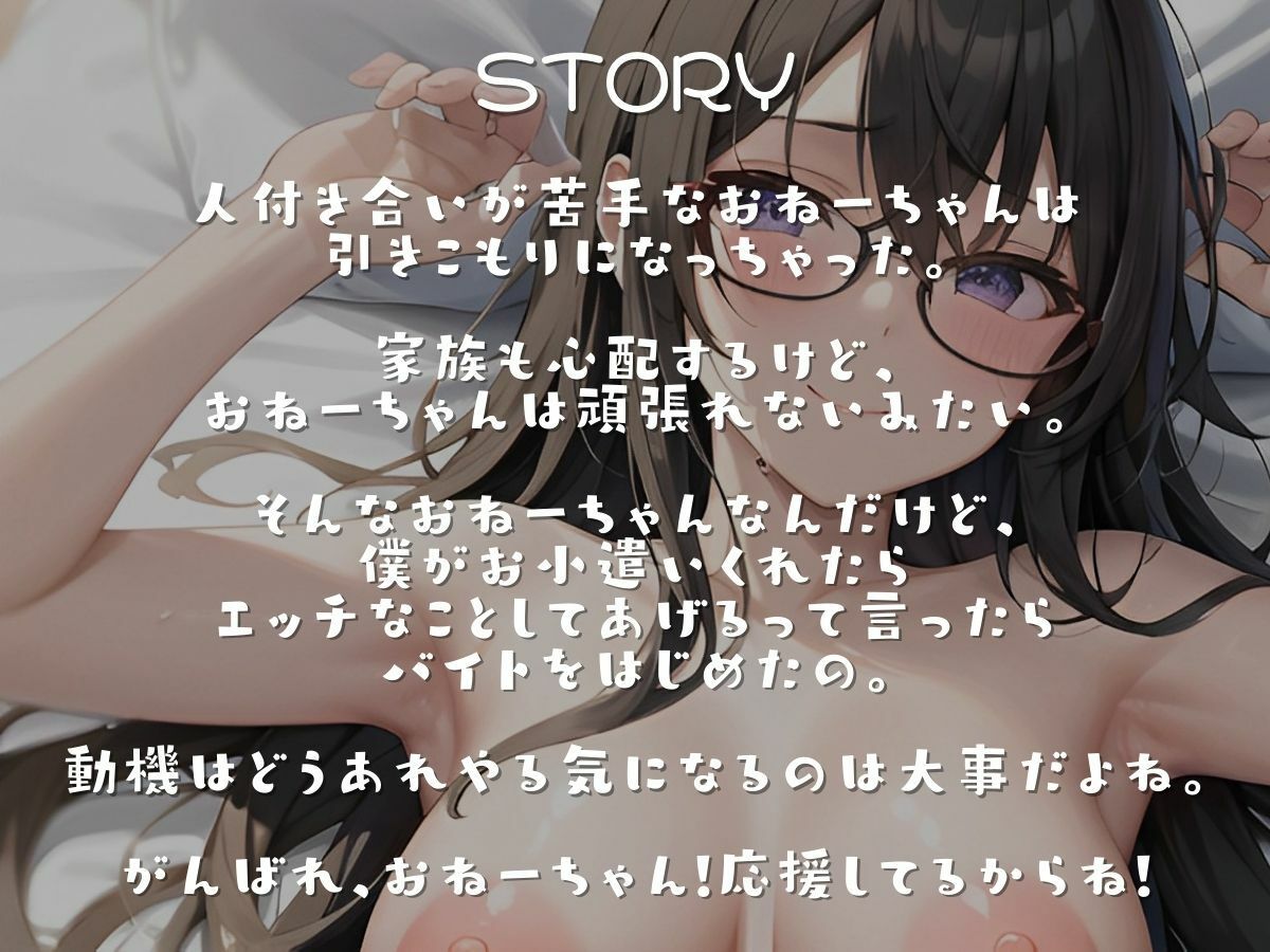 僕の体目当てなら頑張れるだらしないお姉ちゃん サンプル2ページ目