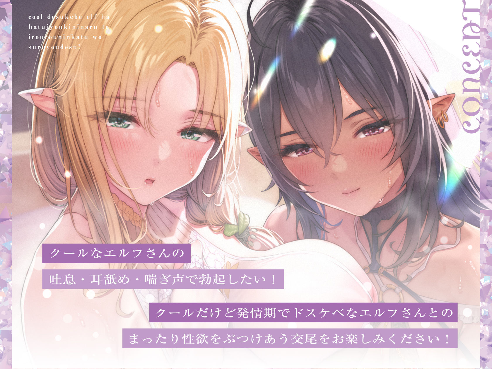 クールドスケベエルフは発情期になると居候妊活をするそうです サンプル1ページ目