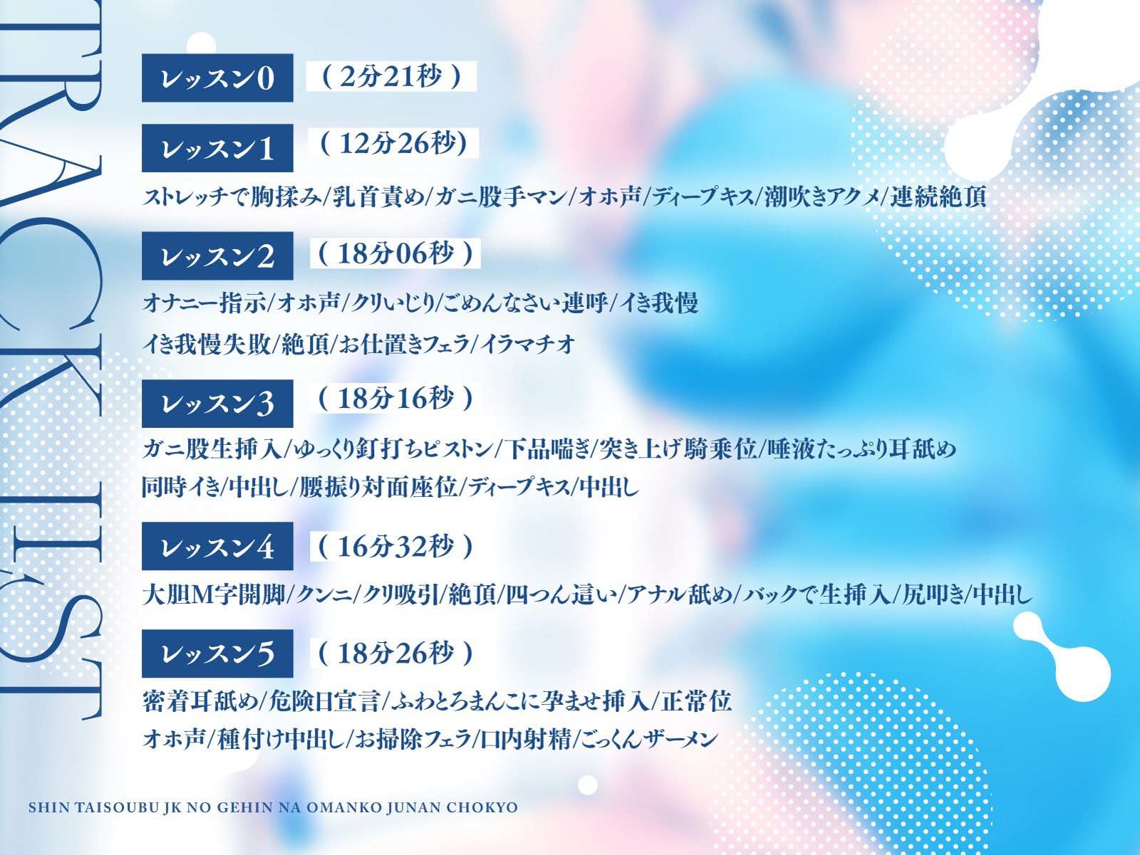 【オホ声】新体操部JKの下品なおまんこ柔軟調教【KU100】 サンプル3ページ目