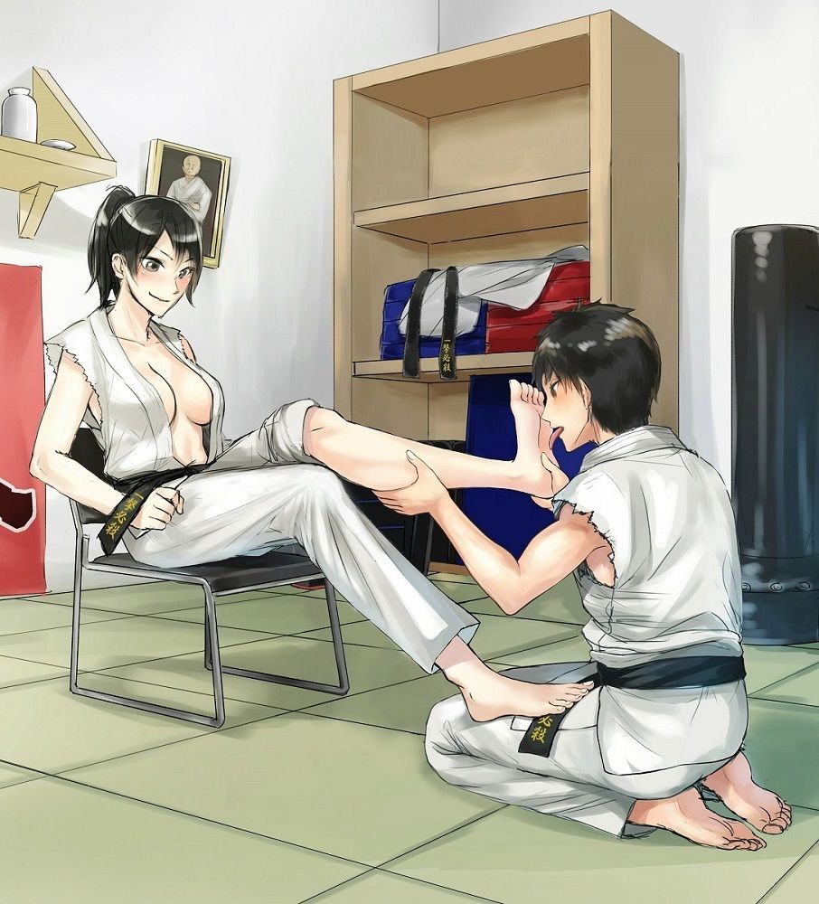 Mari Senpai Ashi Ura Massage English Version サンプル1ページ目
