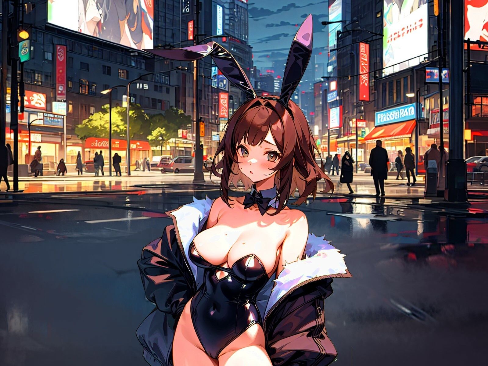 【オホ声】催●アプリでバニーガールにチン媚びおねだりセックスさせる話 サンプル4ページ目
