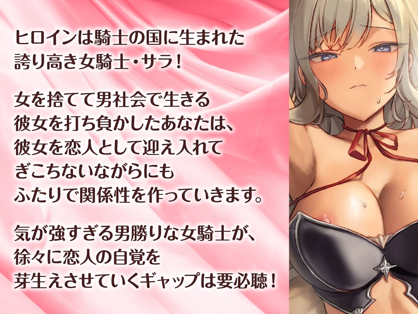 王宮女騎士の処女恋愛-嫌々ながらも彼女はあなたに恋をする サンプル3ページ目