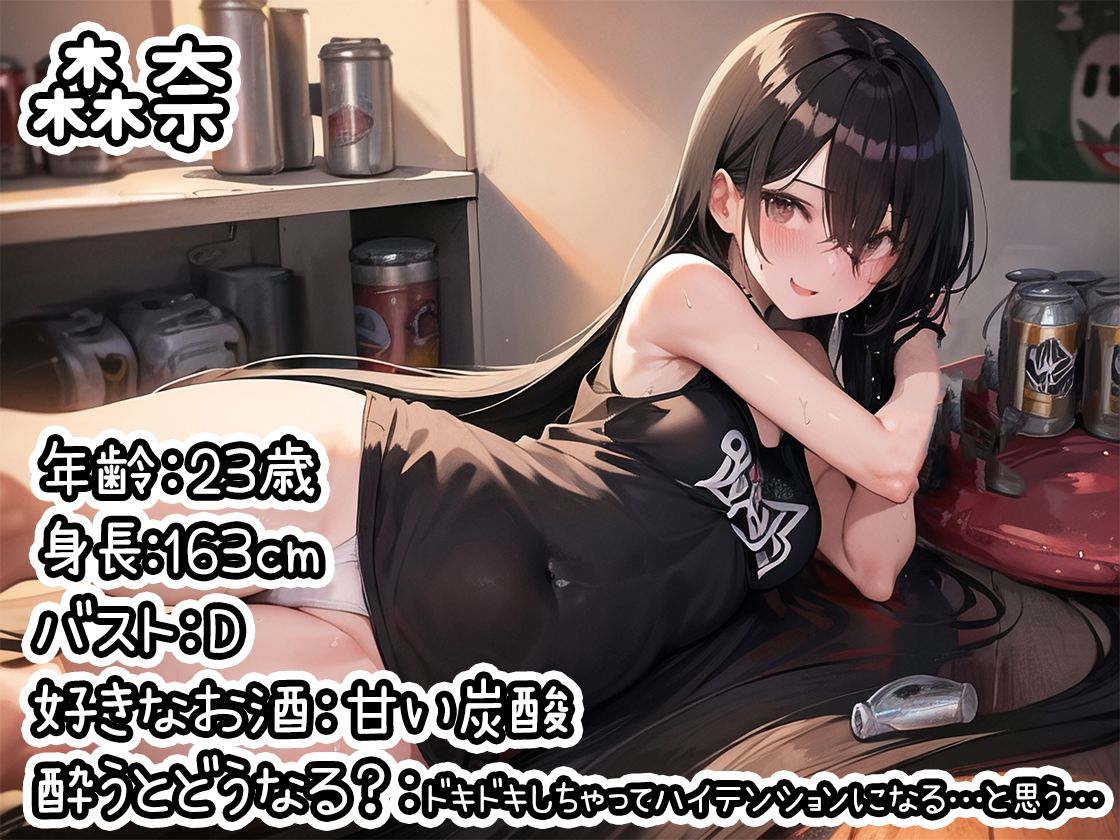 【ほろ酔いオナニー実演】とある声優の飲酒自慰【森奈】【FANZA限定版】 サンプル1ページ目