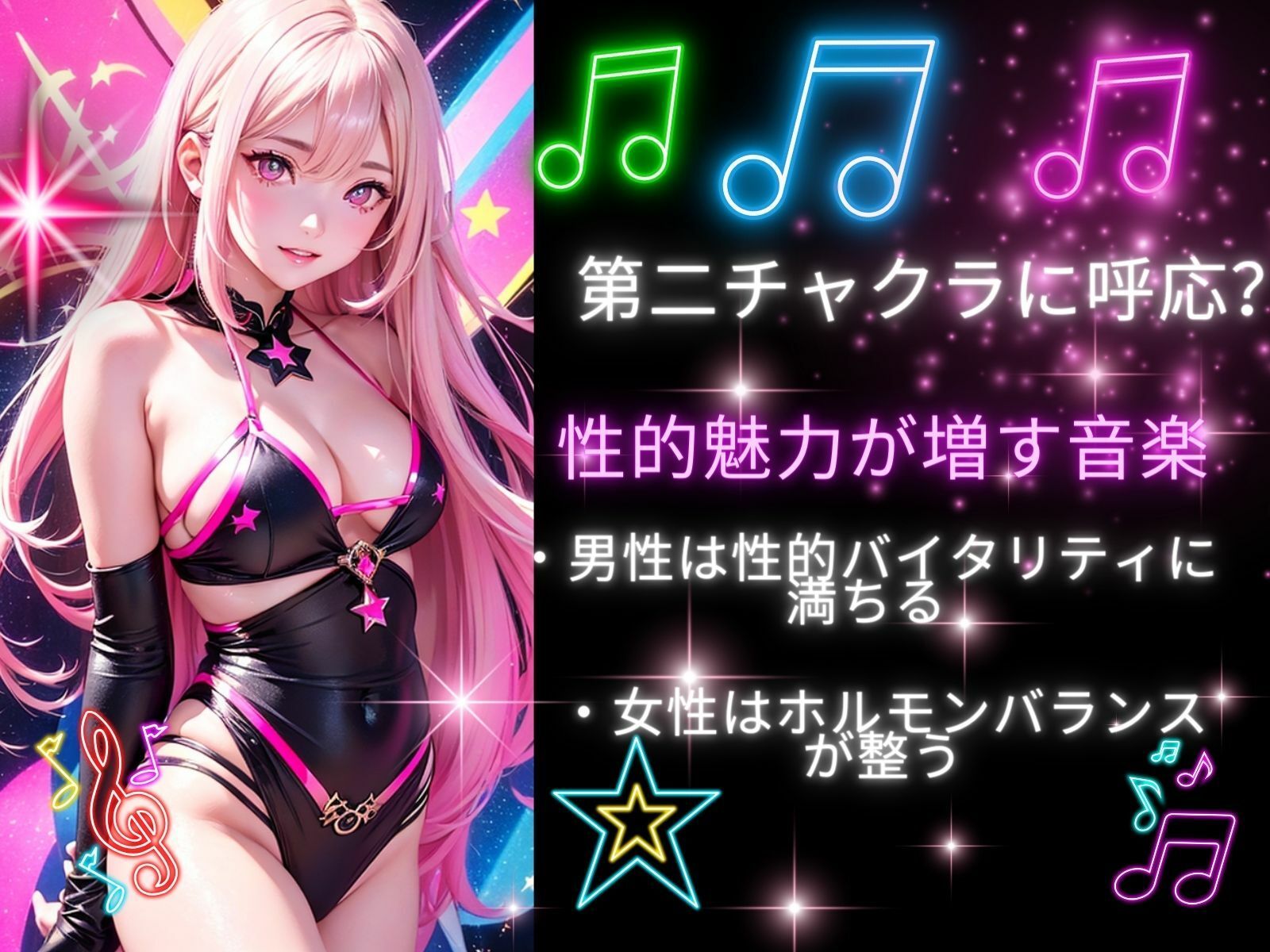 【ソルフェジオ周波数417hz】性的魅力とエネルギが増すヒーリングミュージック サンプル2ページ目