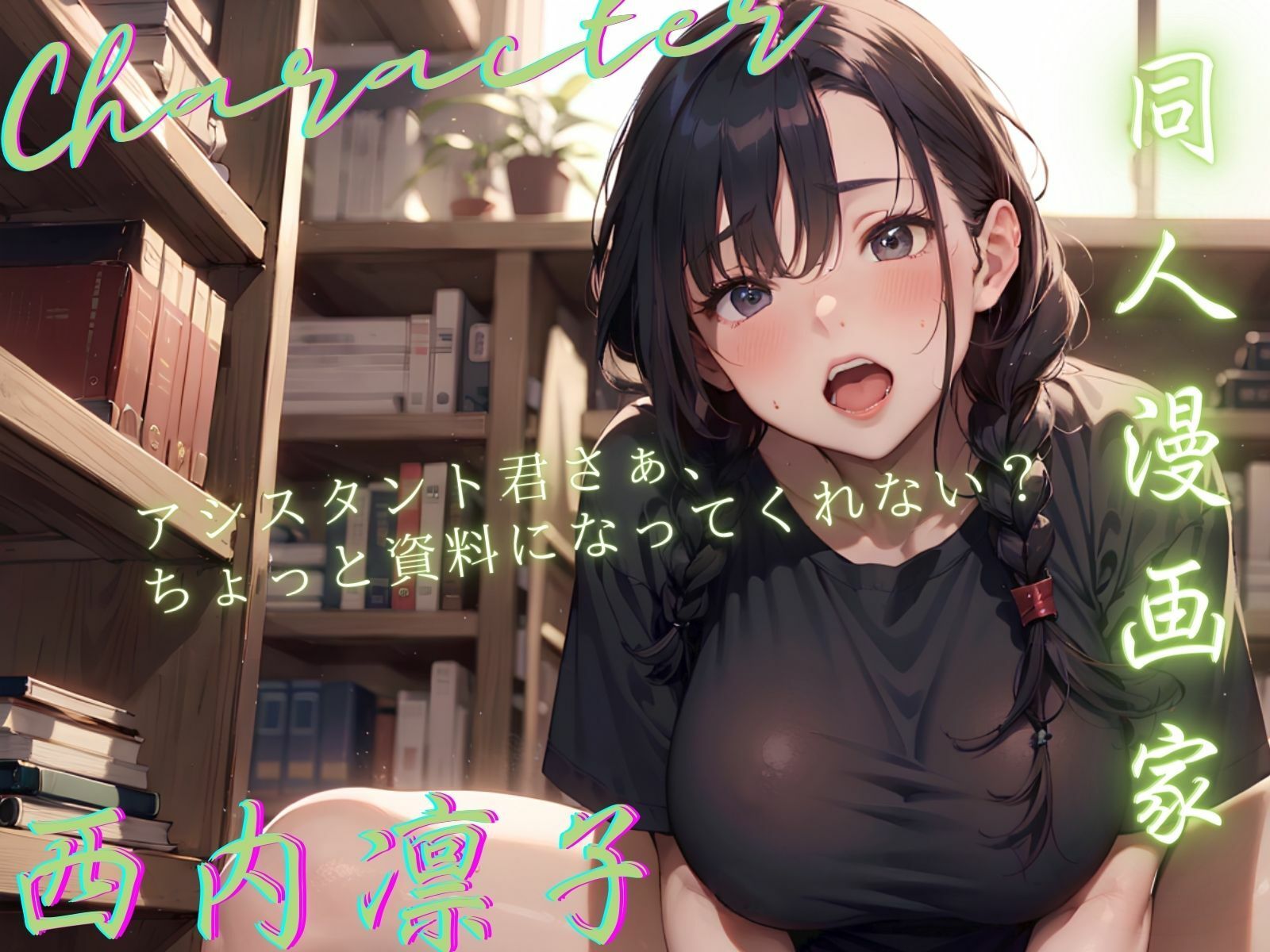 【KU100】えっちの山場が上手く描けない同人漫画家は、アシスタントくんを資料にして最高の絶頂を実演する！ サンプル2ページ目