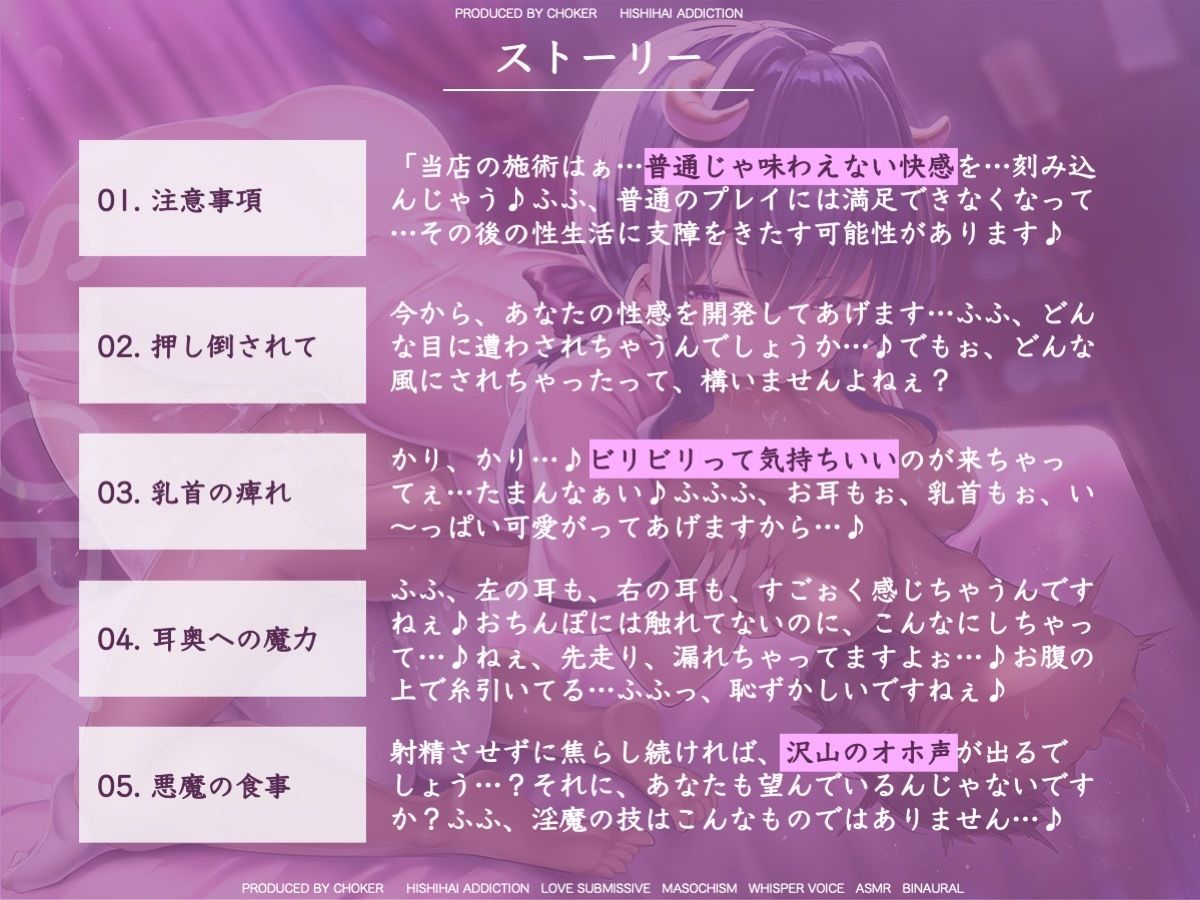 乳首性感開発エステ…男のオホ声が聴きたいサキュバスが経営する非合法サロン サンプル4ページ目