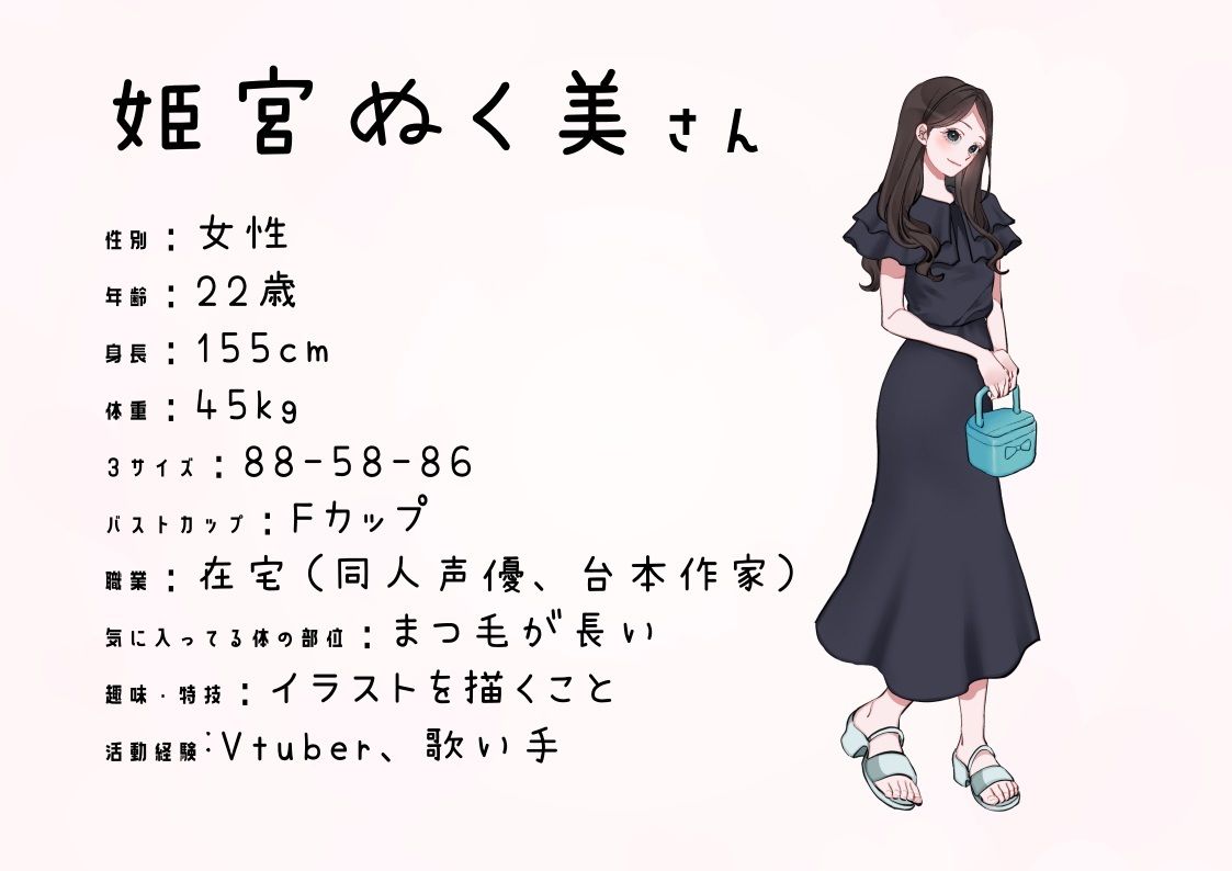 【元Vtuber・同人声優】わたしのオナニー事情 No.25 姫宮ぬく美【オナニーフリートーク】 サンプル4ページ目