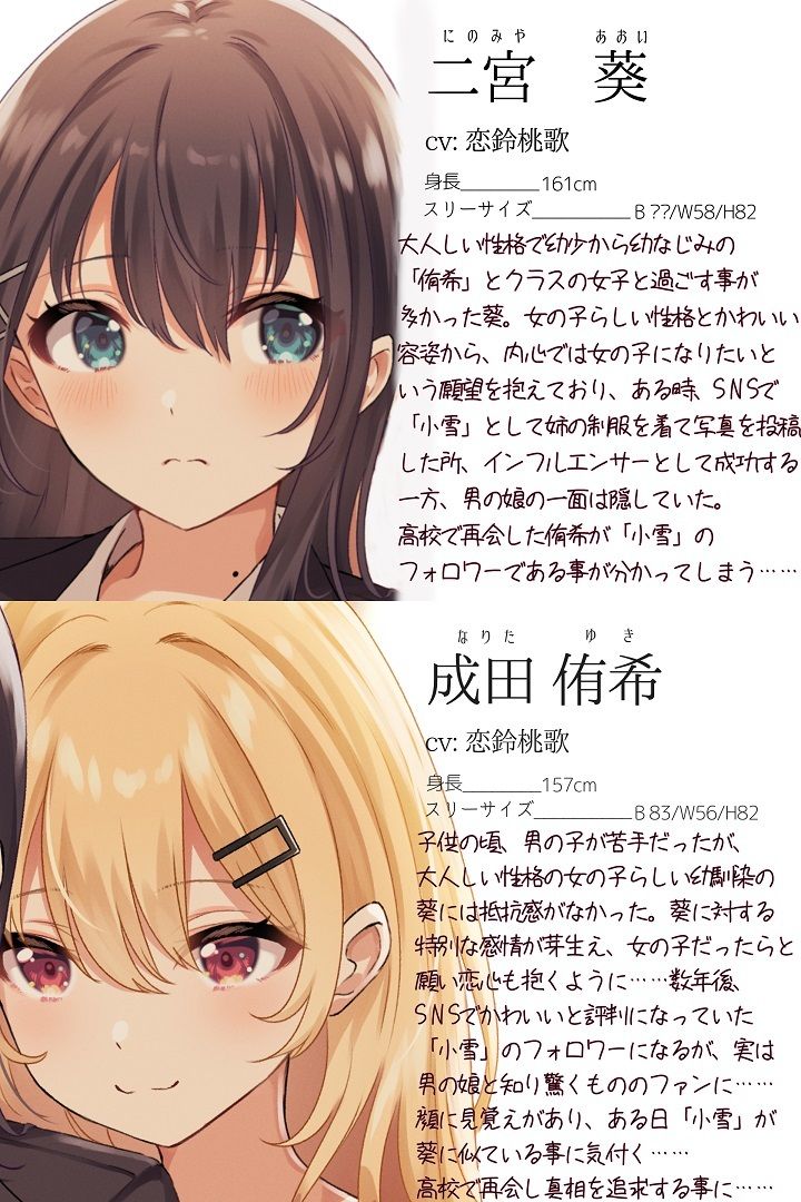 乳首をメス化調教されて百合の快楽に堕ちたあなた サンプル1ページ目