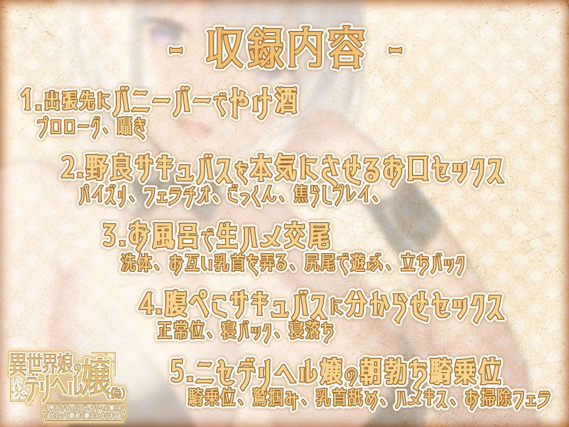 【KU100】異世界娘のデリヘル嬢（偽）〜野良サキュバスが、デリヘル嬢に代わって精液ご馳走になります サンプル3ページ目