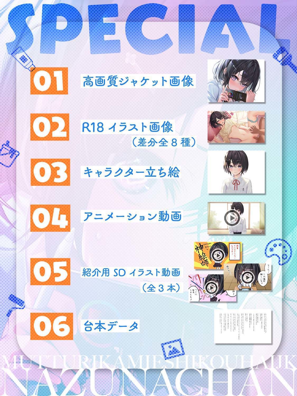 むっつり神絵師！後輩JKなずなちゃん！ サンプル4ページ目