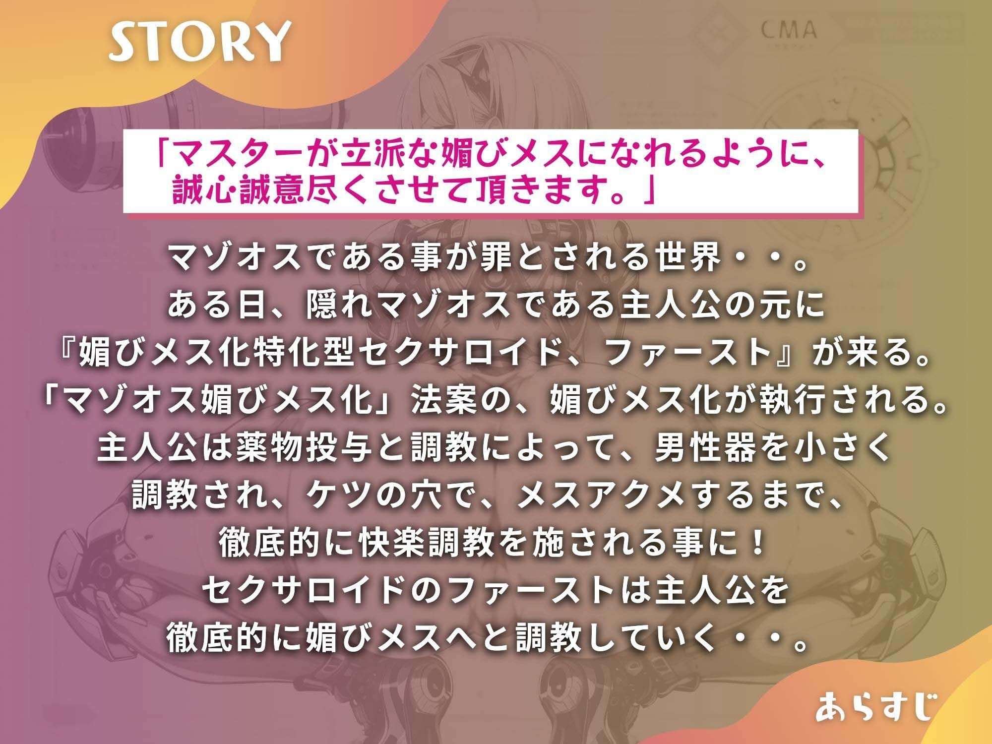 マゾオス去勢初号機セクサロイド 〜マスターが立派な媚びメスになるまで、ご奉仕致します〜 【KU100】 サンプル1ページ目