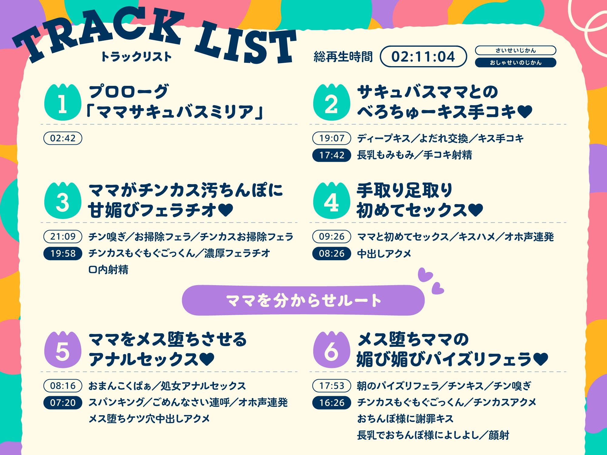 長乳ママサキュバスがチンカス汚ちんぽに甘媚びご奉仕してくれるお話♪【KU100】 サンプル4ページ目