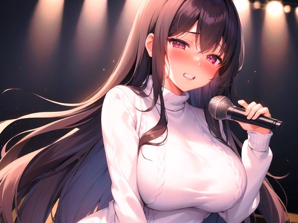 【バイブカラオケ】もう無理...可愛い歌声が急にイキそうな声に変わる！！！生歌×生オナニーの新感覚実演【あかり】 サンプル1ページ目