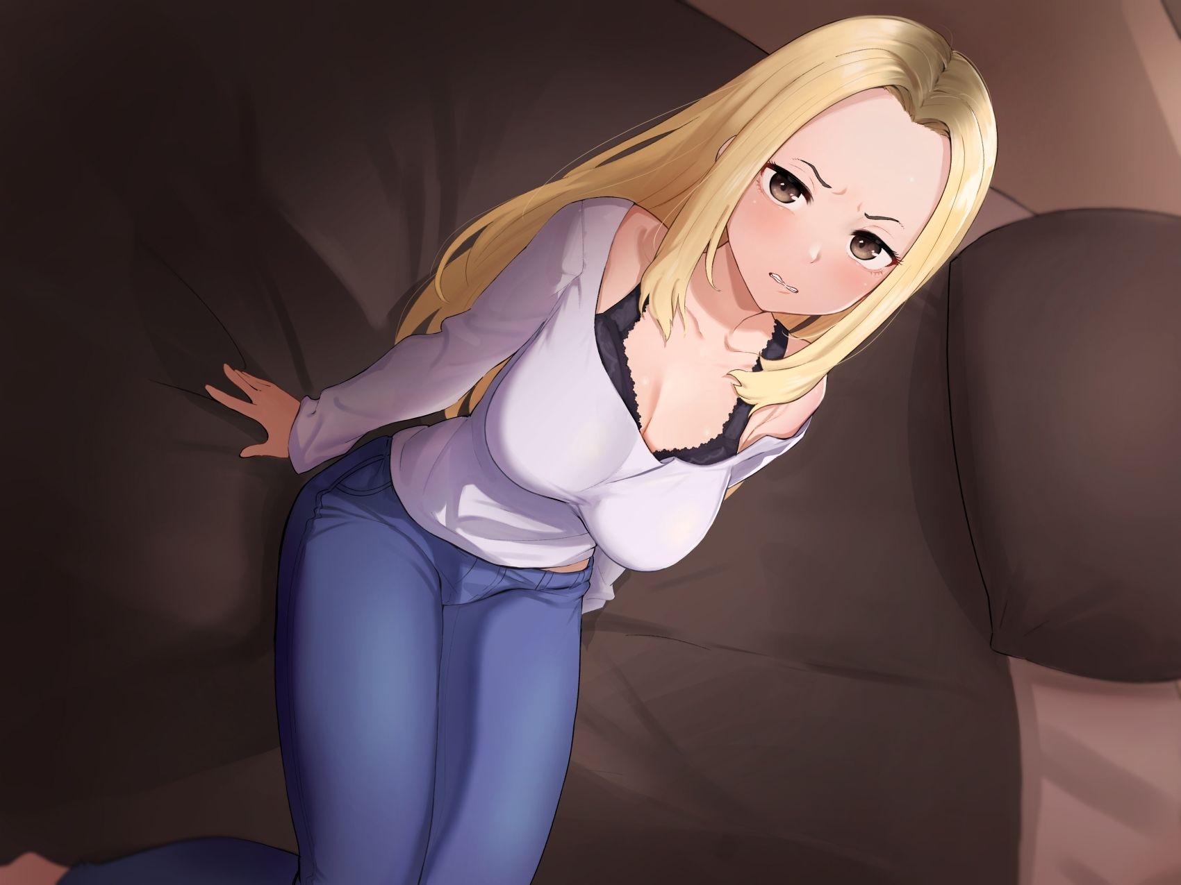 強気な元ヤンママに嫌々抜いてもらう！玲奈さんはボクの専属姓処理玩具 サンプル1ページ目