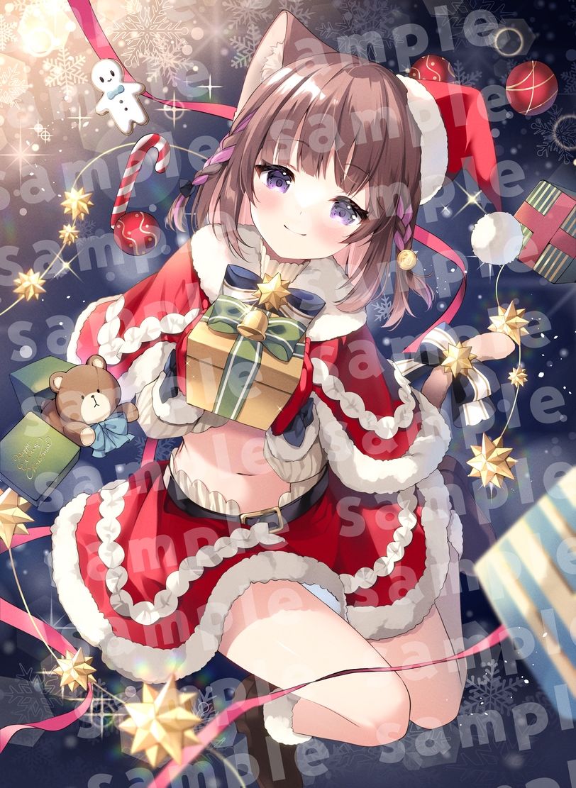 【耳かきASMR】同棲彼女と甘々クリスマス〜サンタコスでデロ甘耳かき〜 サンプル3ページ目