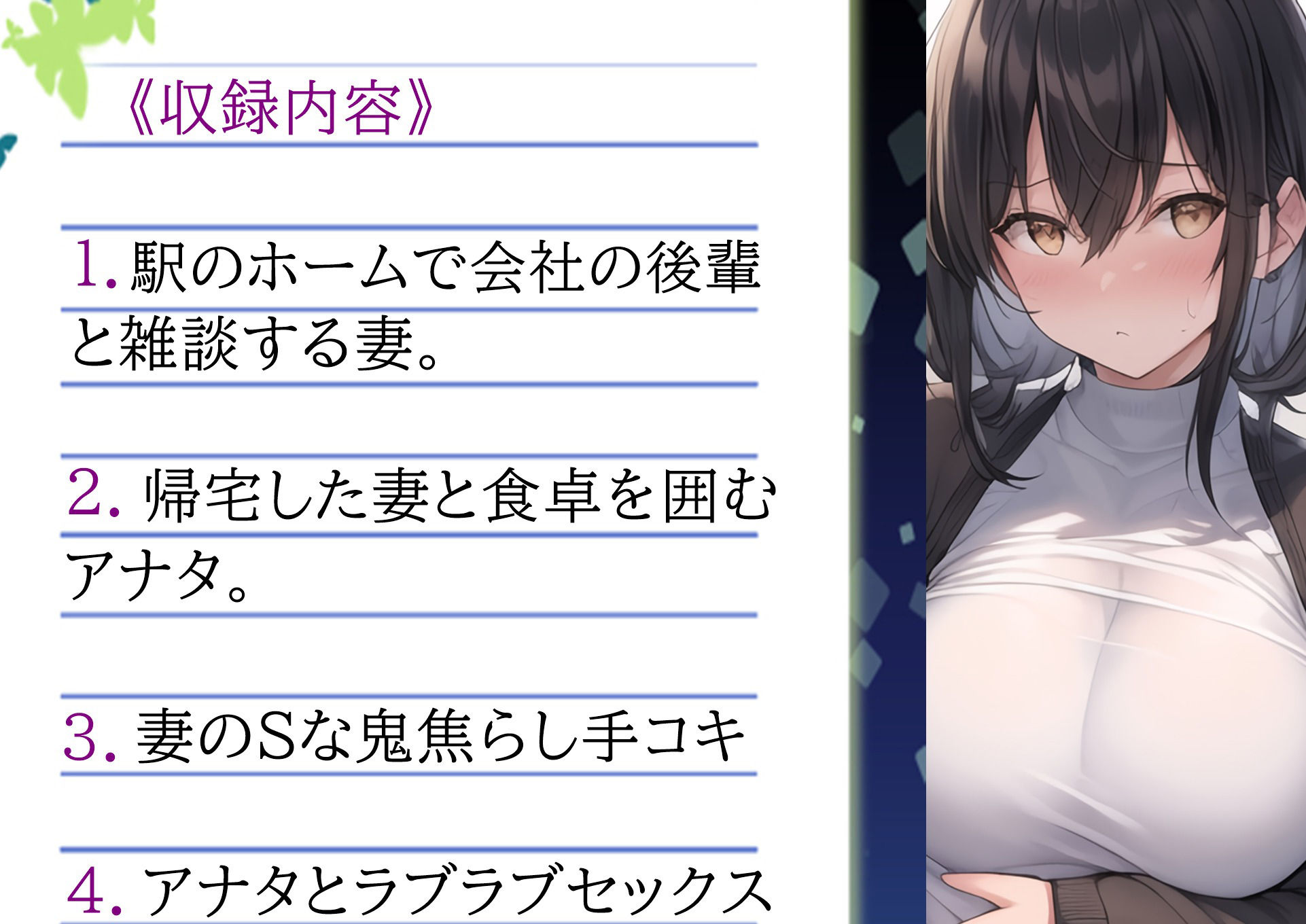 妻の「元カノ」が語る、旦那でも知らなかった彼女の一面7 サンプル1ページ目