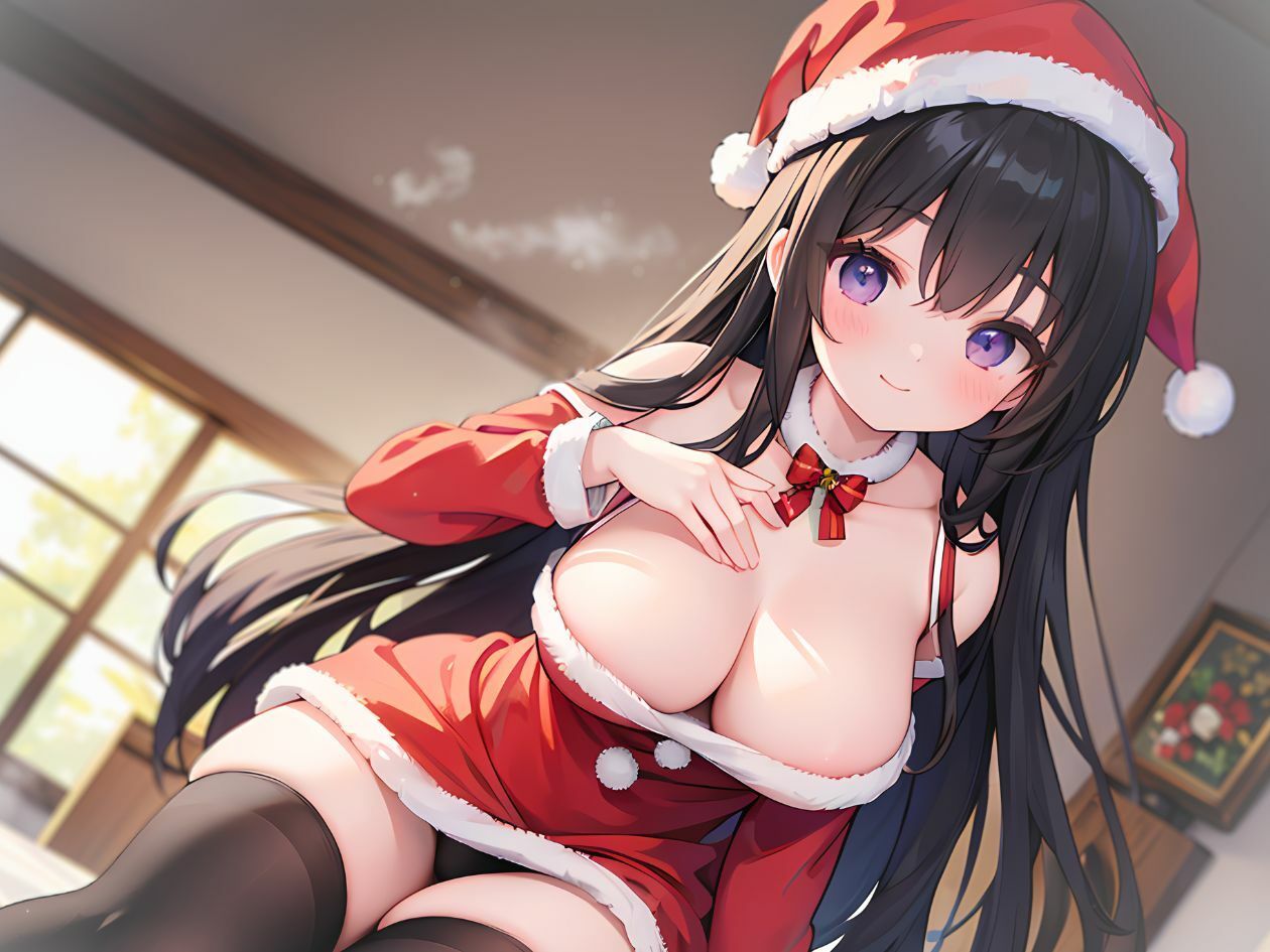 美少女サンタと性なる夜〜変態の君にプレゼントをあげるね〜 サンプル2ページ目