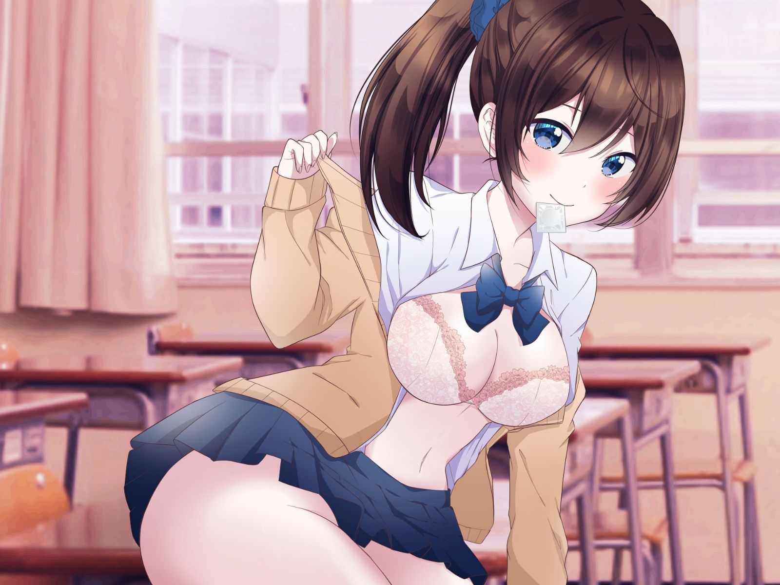 童貞卒業を願う幼なじみJKの放課後校舎の筆おろしえっち サンプル1ページ目