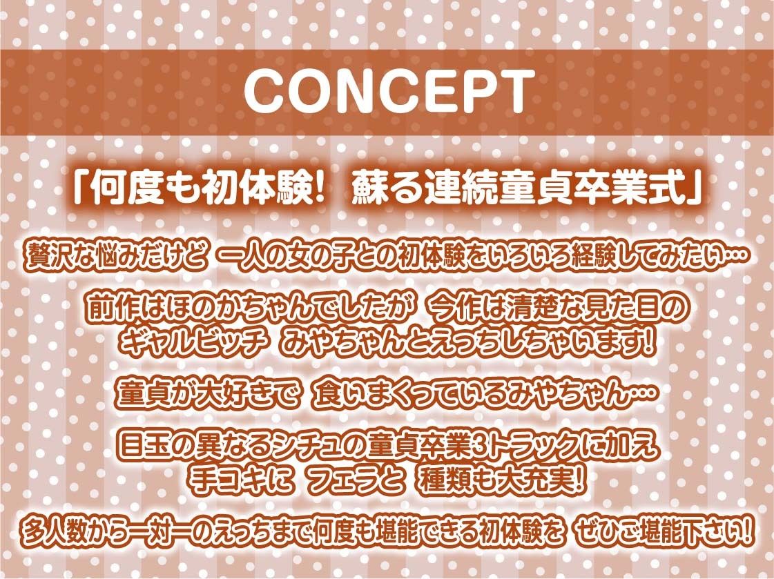 みやちゃんの連続童貞卒業式【フォーリーサウンド】 サンプル4ページ目
