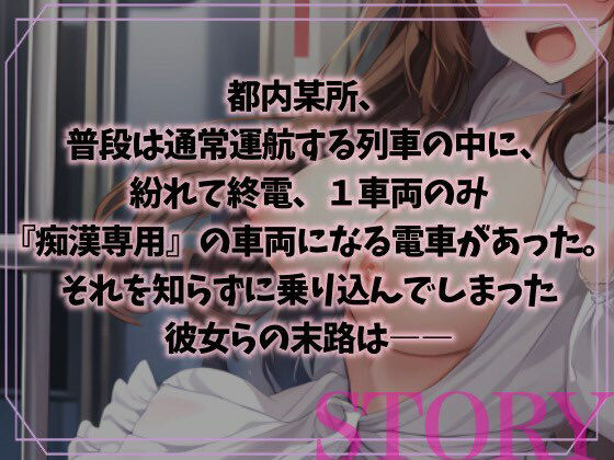 【2車両目 教育行き】急行痴●列車 陵●行き 〜白百合は儚く散る〜【OPM SHORT】 サンプル2ページ目