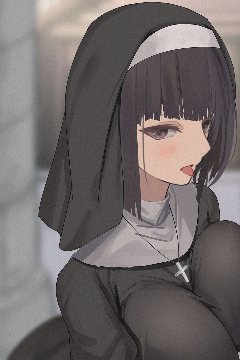 【全編ぐっぽり両耳鼓膜舐め♪】お耳がバグるまで出られない耳淫教会〜ドスケベクールなW双子シスターによる両耳事務的耳バグご奉仕〜 サンプル2ページ目
