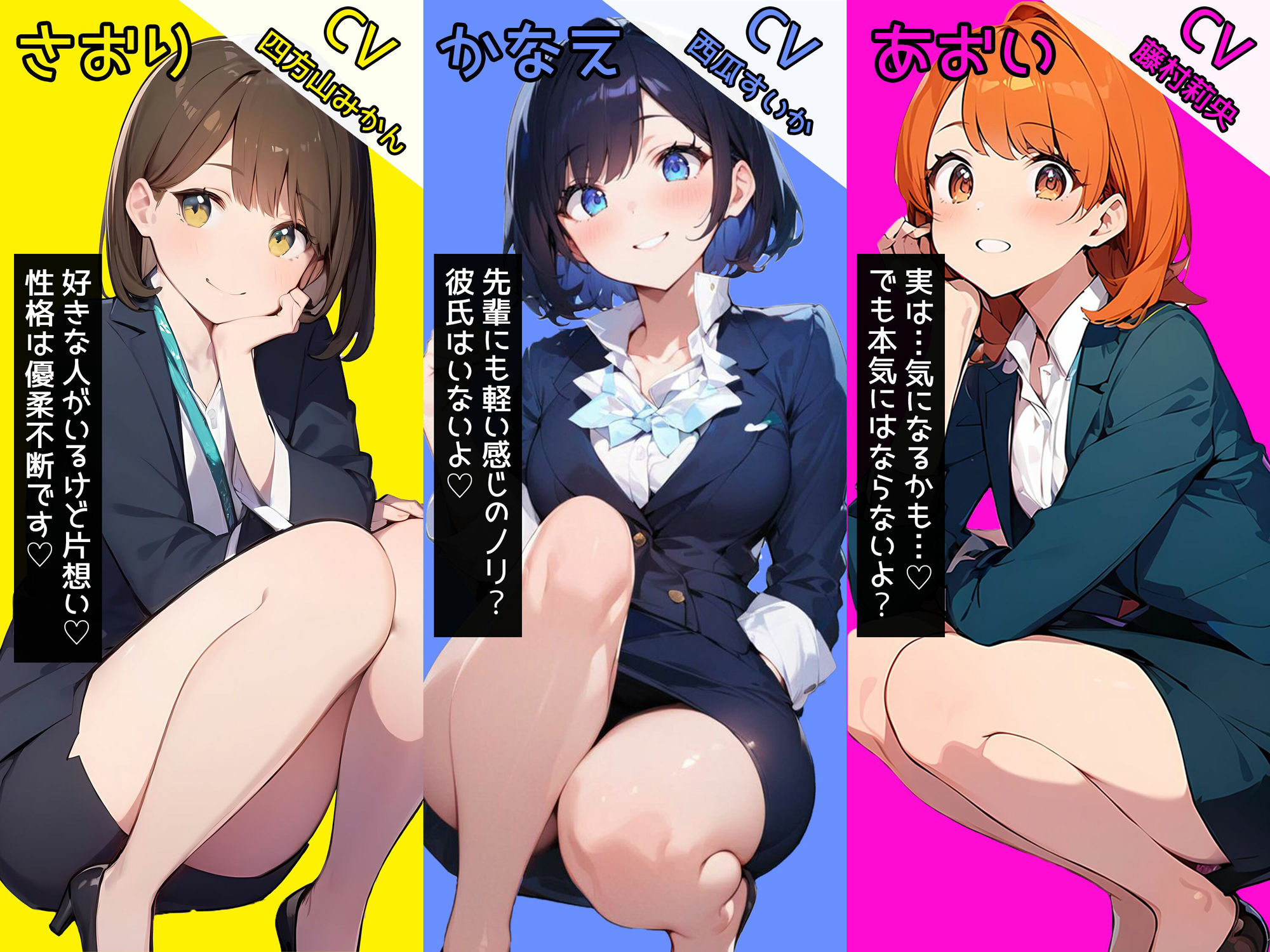 信じられないよ！デリヘル呼んだら三人共、同じ会社の後輩じゃないか！ サンプル1ページ目