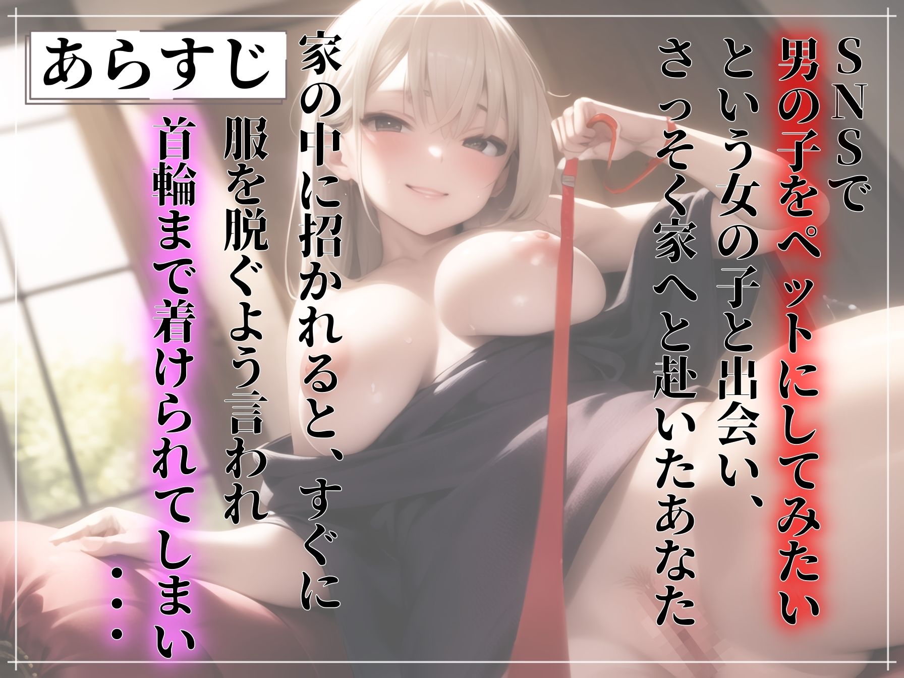 【期間限定110円♪】引きこもり巨乳少女とのいちゃらぶペット生活♪ 〜愛しのご主人様とのアブノーマルペットプレイ♪〜 サンプル1ページ目