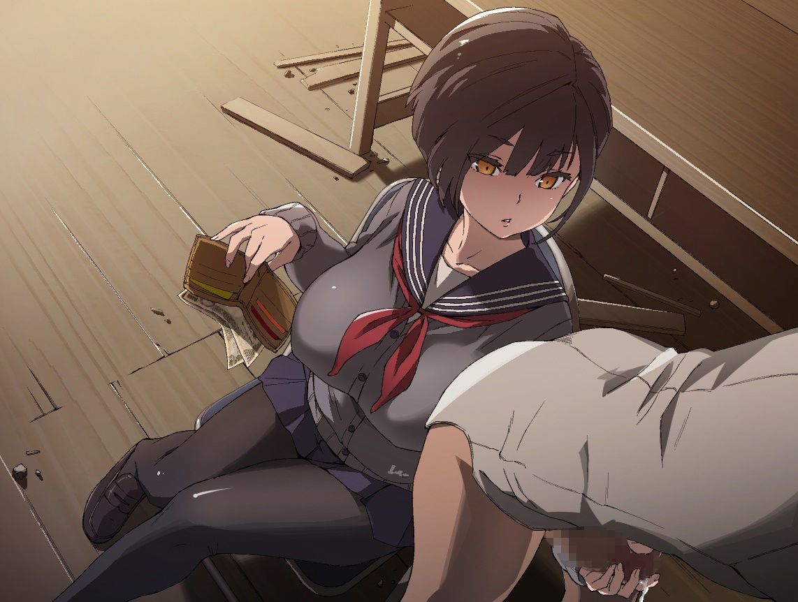 後輩ちゃんの援交事情 サンプル1ページ目