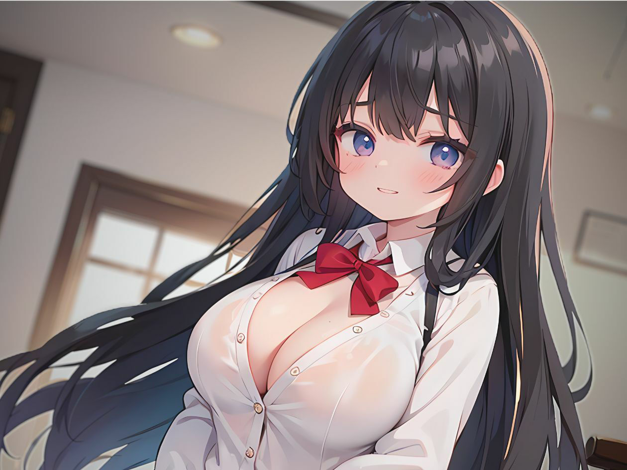 【KU100】清楚風紀委員長はドS変態美女だった！？弱みを握られ射精専用マシーンにさせられる サンプル2ページ目