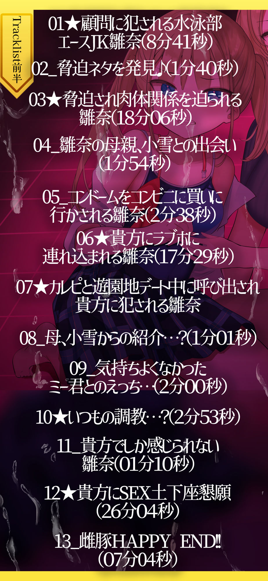 【KU100/分からせ！！】絶対に！！ アンタのチンポになんて屈しません！！ 〜顧問に寝取られる 三枝雛奈の場合〜【星野天/海音ミヅチ】 サンプル4ページ目