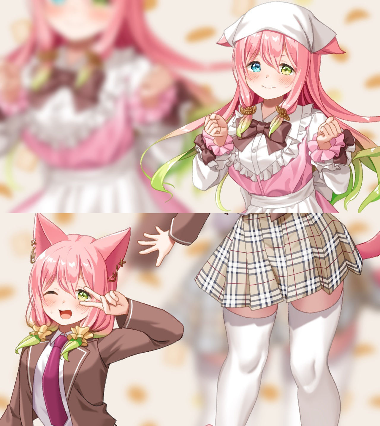 ドスケベ猫耳お姉さんと共依存♪〜発情期＆マタタビキメセク連続オホ声絶頂で大乱れ〜【超密着/KU100】 サンプル6ページ目