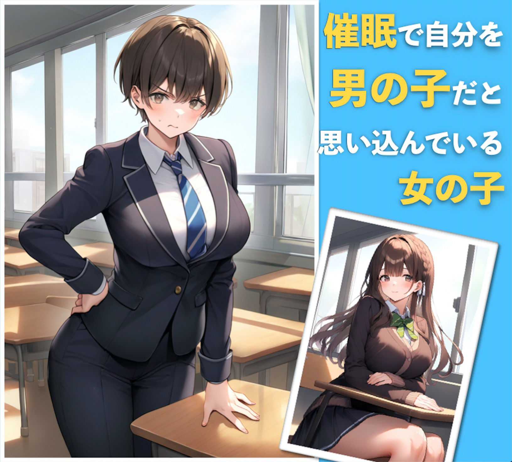 催○で自分を男の子だと思い込んでいる女の子 サンプル1ページ目