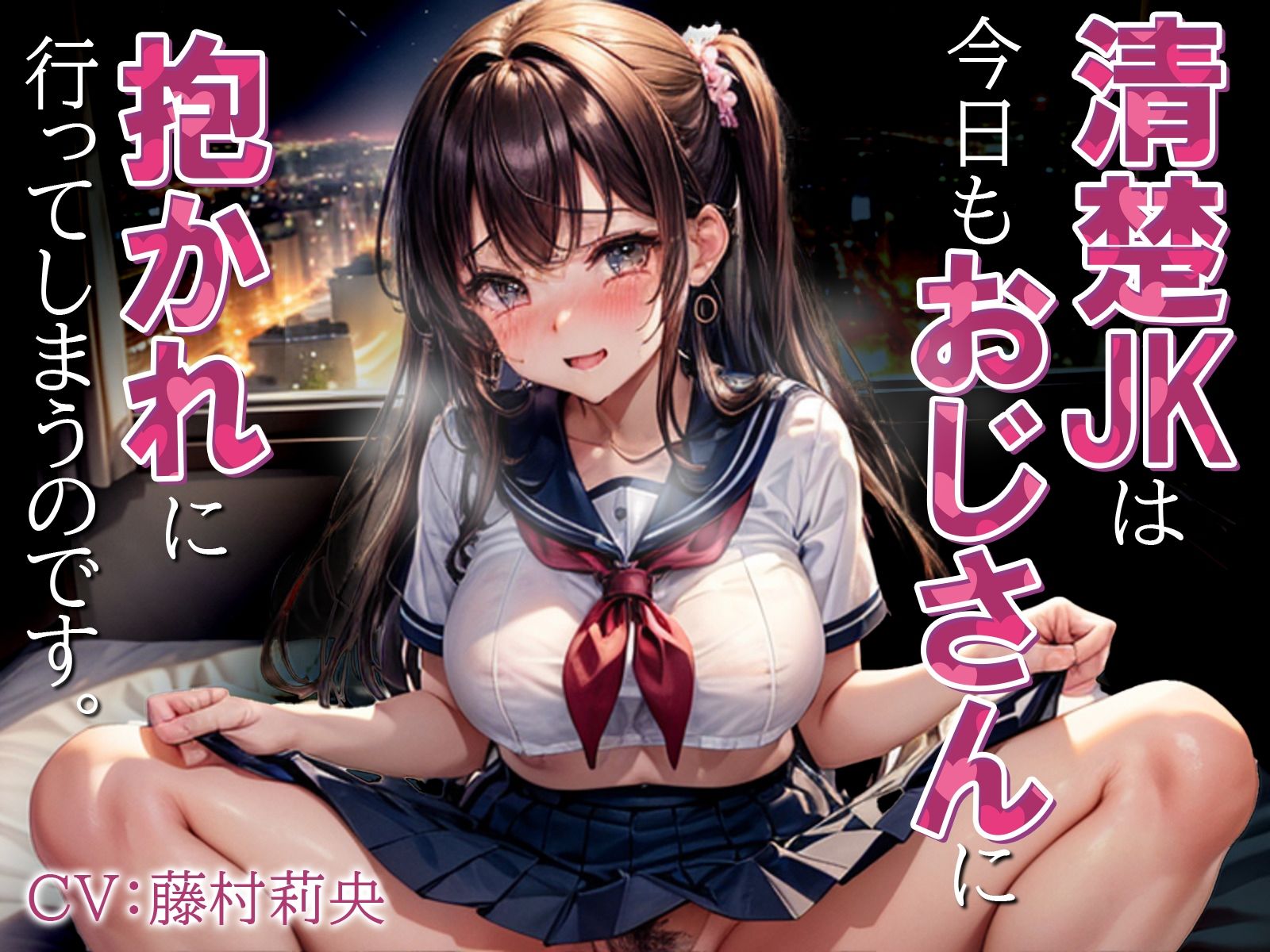 清楚JKは今日もおじさんに抱かれに行ってしまうのです。 サンプル1ページ目