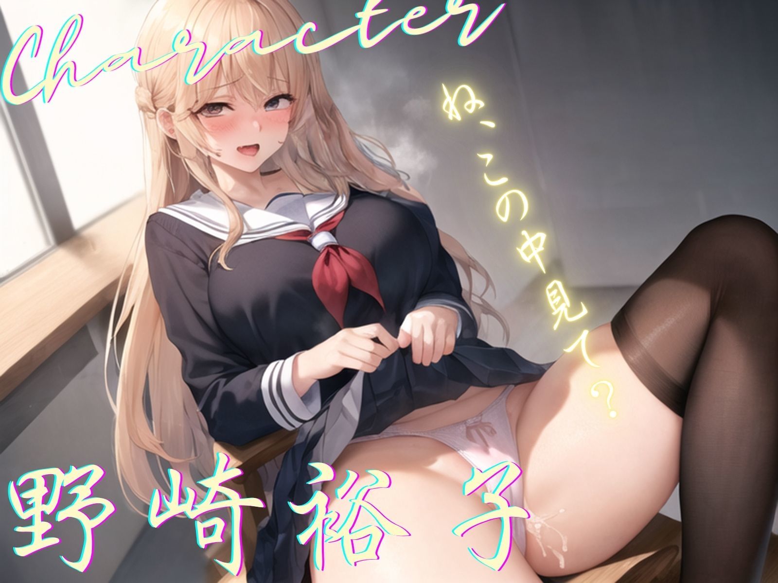 【KU100】一番後ろの席の処女ビッチと、授業中こっそりえっち♪ サンプル3ページ目