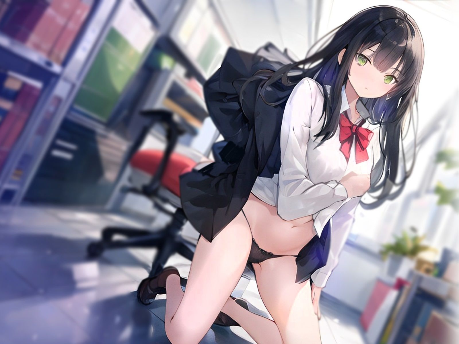 儚げで押しのよさそうな女性社員にフェラをお願いしたら・・・なんと サンプル2ページ目