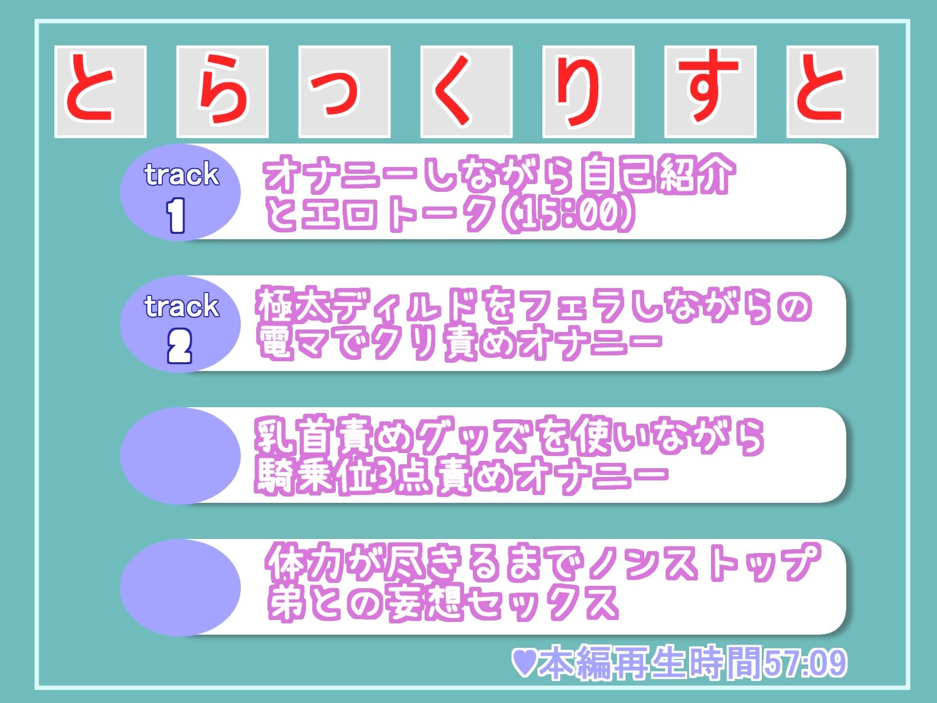 【豪華特典複数あり】 獣のようなオホ声♪ いっぱい..白いの出していいよ..じゅるるるぅぅ.オナニー狂の淫乱ビッチが実弟との妄想えっちでフェラチオ淫語オナサポ＆騎乗位おもらしオナニー サンプル5ページ目